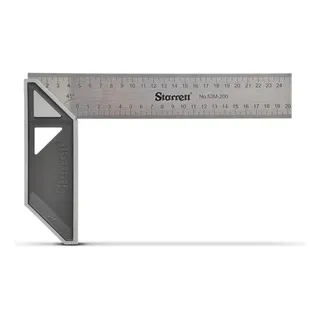 Esquadro 12 300 Mm Cabo De AlumĂnio Starrett - K53m-300-s Esquadro 12 300 Mm Cabo De AlumĂnio Starrett - K53m-300-s