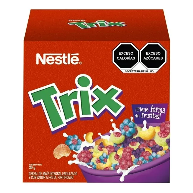 2 Pza Cereal Nestlé Trix Sabor Fruta 30 G