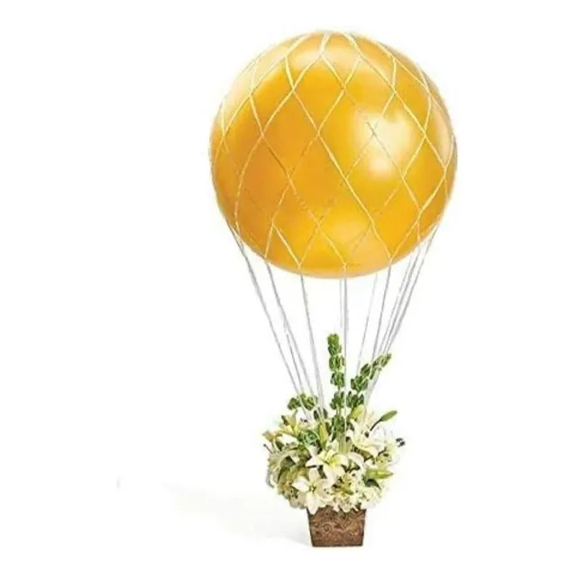 Malla Red Para Globo De 36 + Aerostáticos Blanco