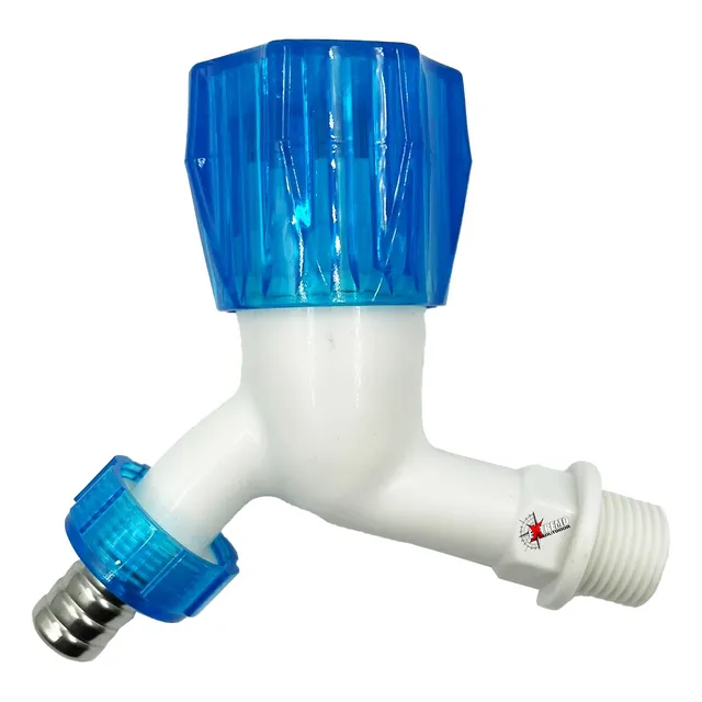 Canilla Plástico Pvc Pared Jardín 1/2 Grifo Hogar Baño Agua