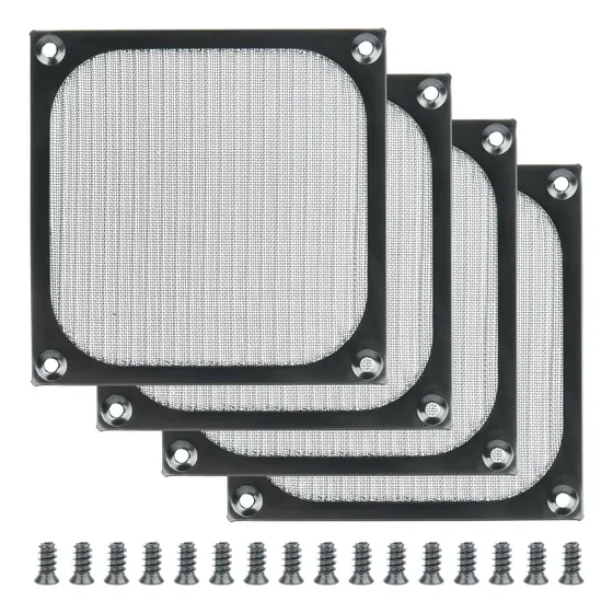 Cosmos 4 Pcs Pc Fanco De Polvo De Ventilador Pc Case Filtro