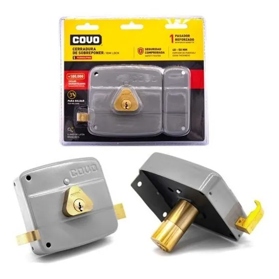 Cerradura Cilindro Fijo Para Sobreponer 