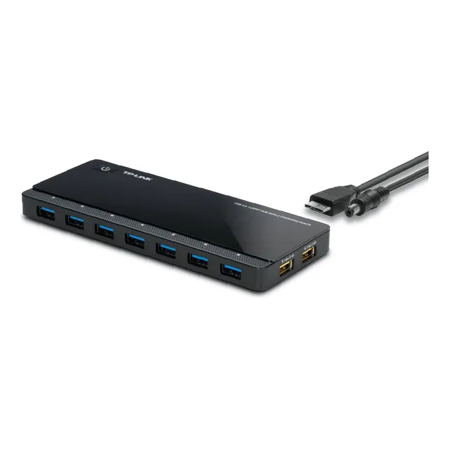 Tp-link Powered Usb Hub 3.0 With 7 Usb 3.0 Data Ports And...