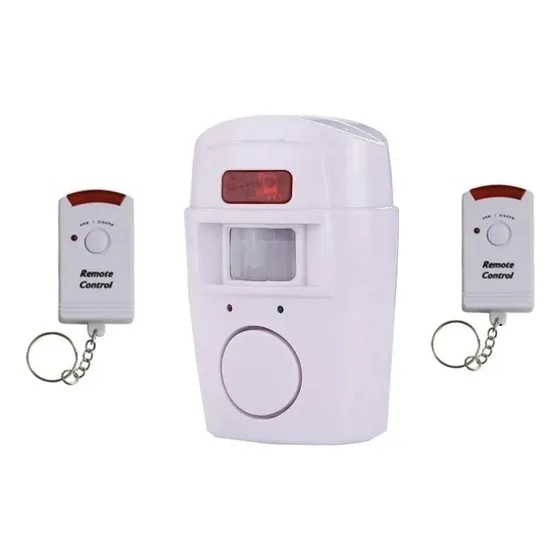 Alarme Mini S/ Fio Residencial Comercial 02 Controles Remoto