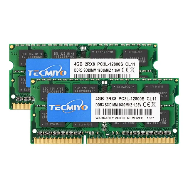 Memoria RAM ddr3 gamer color verde 4GB 1 Tecmiyo 4GBPC3L-12800S-G0