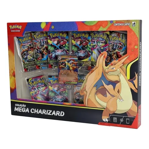 Box Pokémon Mega Charizard X Ex | MercadoLivre