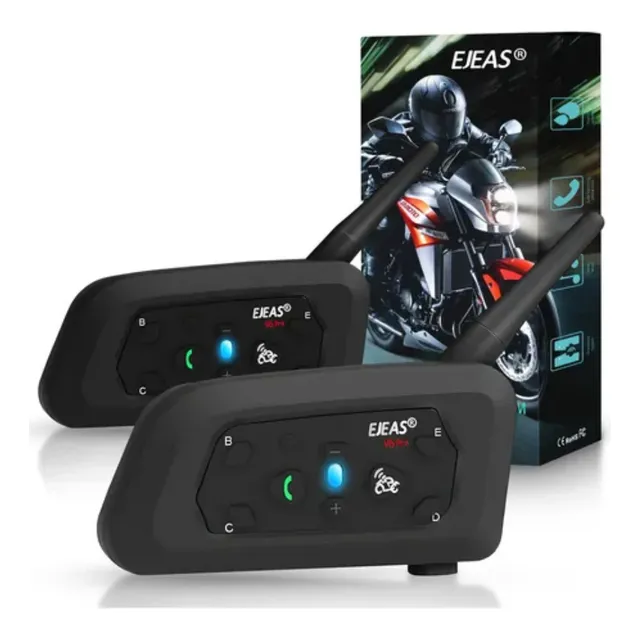 Intercomunicadores Ejeas V6pro Casco Moto X 2und Bluetooth