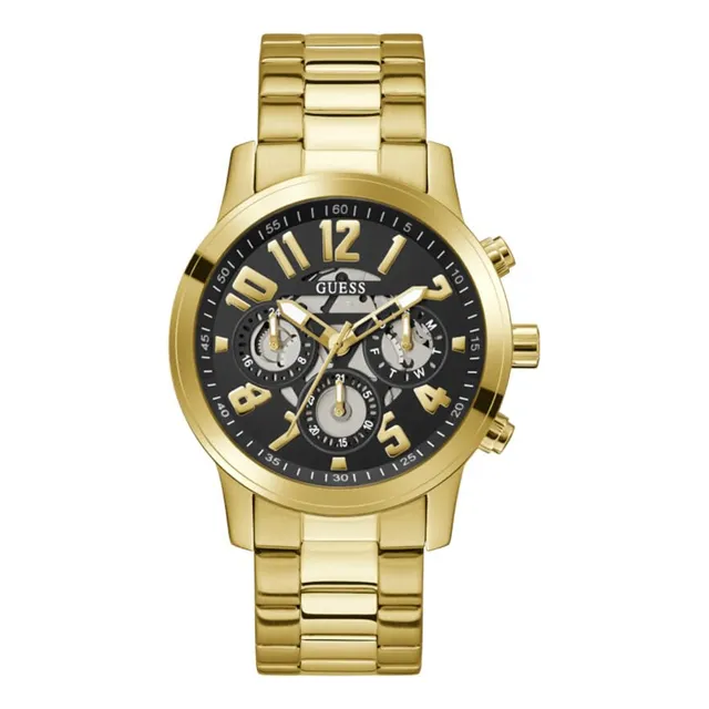 Reloj De 44 Mm Para Hombres - Pulsera Negra Black S994m