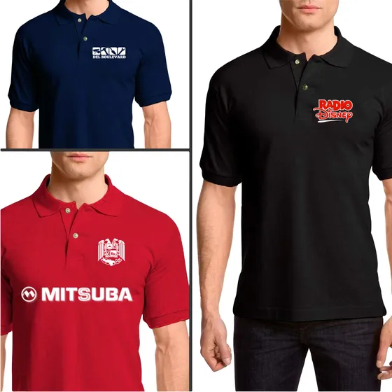 Remeras Polo Personalizadas Empresas Vinilo Dl