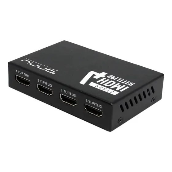 Switch De 4 Puertos Hdmi 4k Y 2k Plug And Play