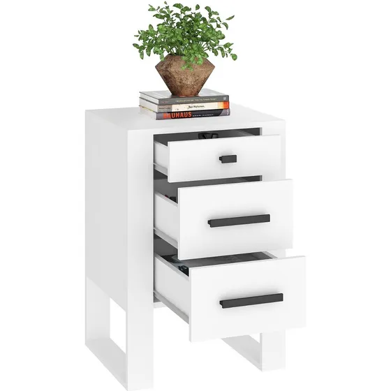 Mesa De Luz Alta - Ideal Para Sommier - 67 Cm Alto - Le10