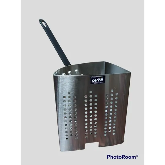  Colador O Cesta Para Pasta Triangular  Acero Cap 1.25 Lts