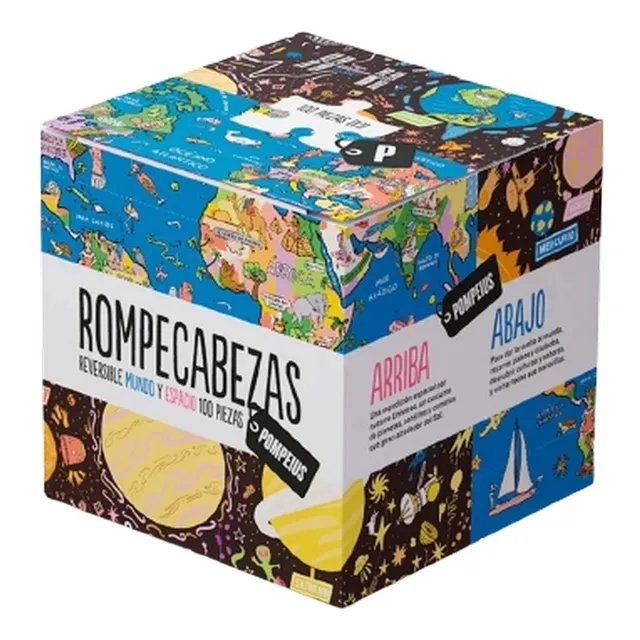 Rompecabezas Infantil Pompeius Espacio Mundo Puzzle Atlantis
