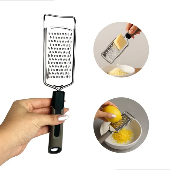 Ralador De Queijos Aço Inox Cabo Ergonômico