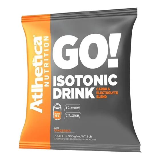 Isotonico Isotonic Drink 900g - Atlhetica Sabor Tangerina