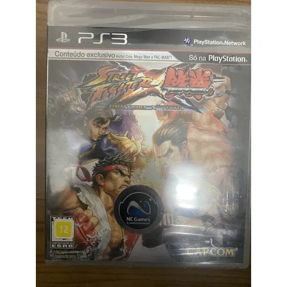 Jogo Ps3 Street Fighter X Tekken Lacrados