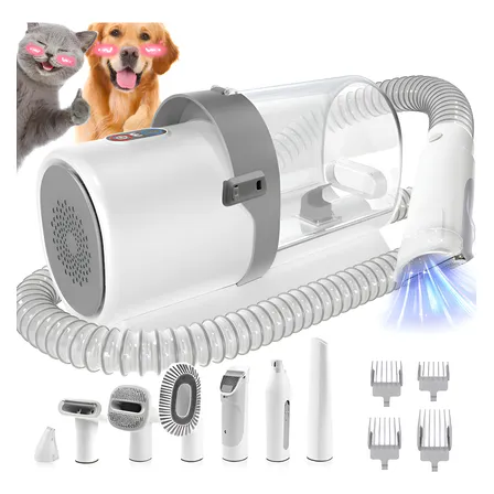 220v Aspirador Para Pelos De Caes Tosa De Cães 1 Kit Newpet Branco 220v