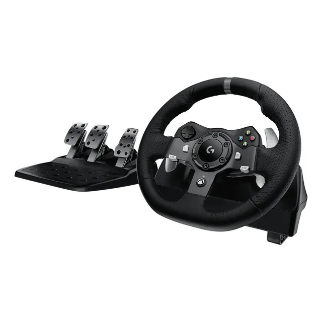 Logitech G920 Driving Force Volante De Carreras Xbox One Pc Color Negro