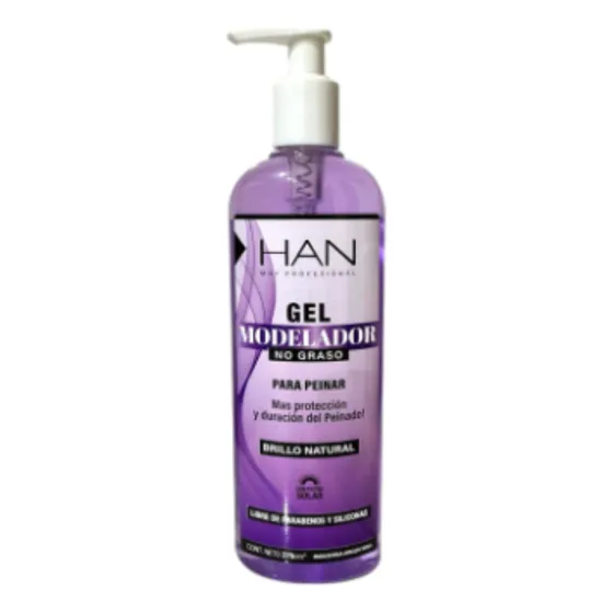 Han gel finalizador modelador no graso para peinar sin parabeno 350ml