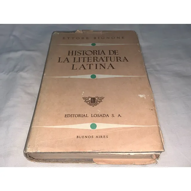 Historia De La Literatura Latina - Bignone - Losada