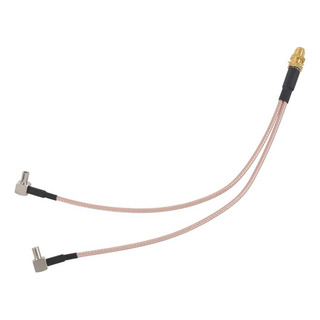 - Divisor De Conector Macho De Ángulo Sma Hembra A Y 2 X - Divisor De Conector Macho De Ángulo Sma Hembra A Y 2 X