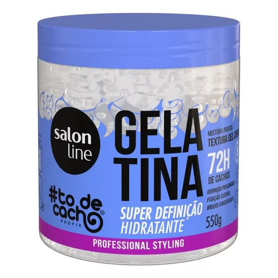 Gelatina Hidratante Cremosa Salon Line 550g