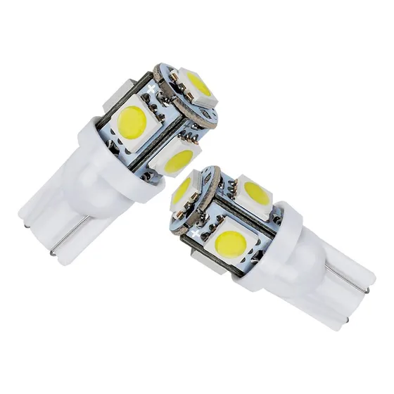 2 Cocuyo/bayoneta/bombillo Luz Led T10 Piña Fijo Moto/carro 