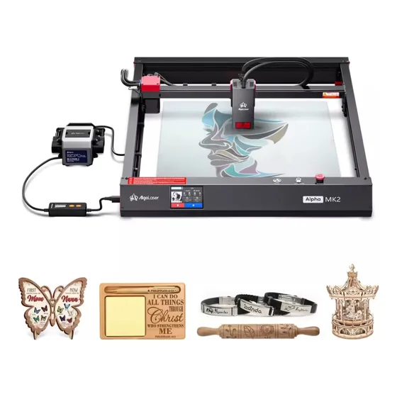 Grabadora Cortadora Laser Alpha 20w 144w Mk2 Pantalla Táctil