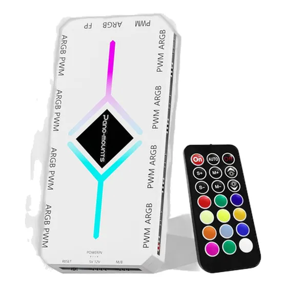 Conectador Pwm Para Pc, 5v, Armb Led, 1 A 9 Puertos, Sata Bl