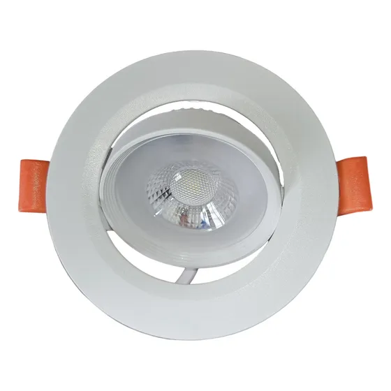 10 Lamparas De Empotrar Dirigibles 9w Plafon 7cm De Diametro