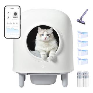 Arenero Autolimpiable Inteligente Con Aplicación Para Gatos Arenero Autolimpiable Inteligente Con Aplicación Para Gatos