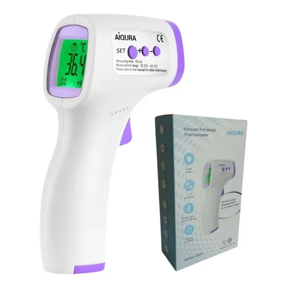 Termómetro Digital Infrarrojo Led Temperatura Niños Adultos