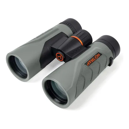 Athlon Optics Argos G2 - Binoculares Hd Gris De 10 X 42 Pul. Color Negro