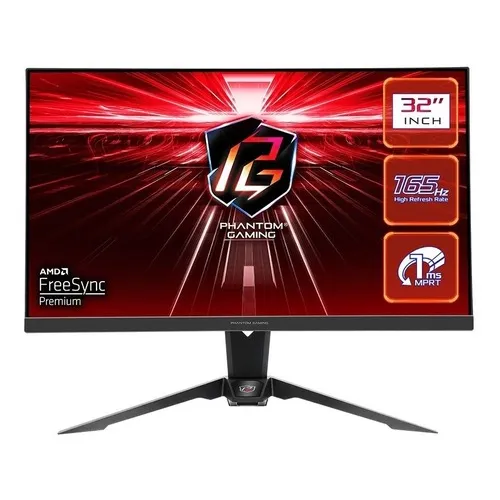 Monitor Gamer ASRock con pantalla de 32" 165Hz y resolución Quad HD