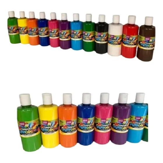 Tempera Escolar 750 Grs No Temple X 10 Unid.