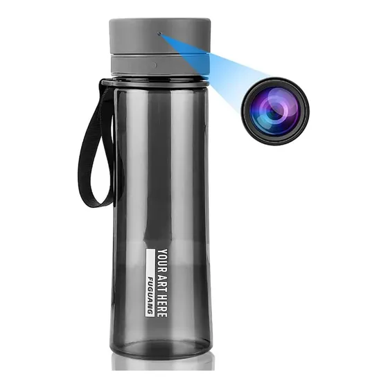 Camara Espia Mini Oculta Botella De Agua Wifi Hd 1080p App