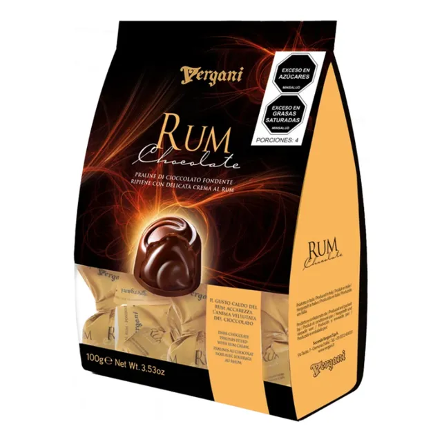 Chocolates Rellenos Con Licor Ron- Estu - Kg A