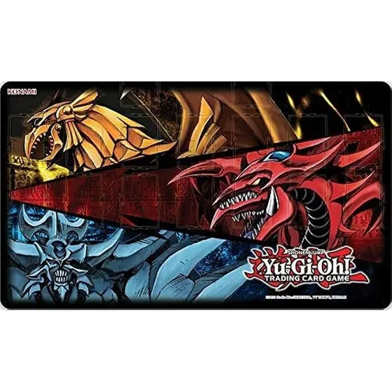 ¡yu-gi-oh! Tapete De Juego Tcg: Slifer, Obelisk Y Ra