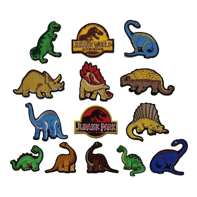 Parches Bordados Dinosaurios Jurassic Park Jurassic World X1