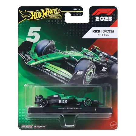 Hot Wheels Kick Sauber 2025 Formula 1 #5 Gabriel Bortoleto