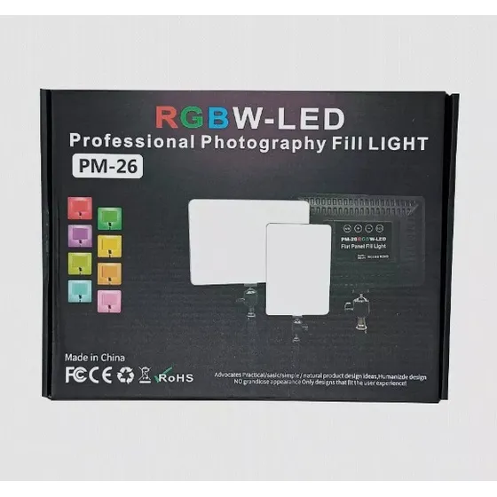 Panel De Luz Led Rgb Multicolor Para Fotografia Pm-36