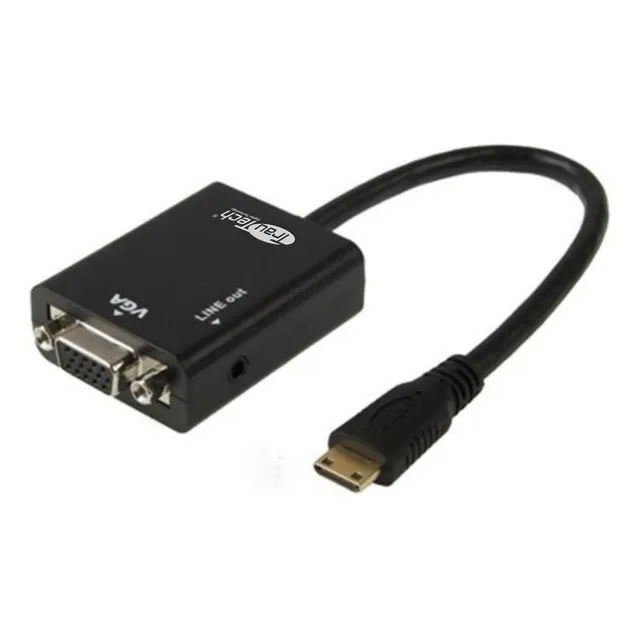 Cable Conversor De Mini Hdmi A Vga Con Audio Trautech Tablet