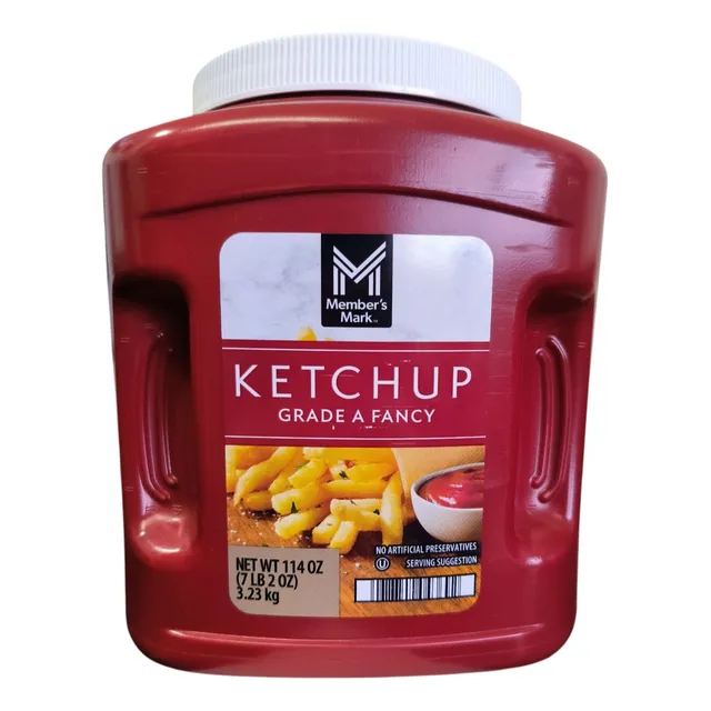 Ketchup Salsa De Tomate Members Mark 3,23 Kg Galón Importada