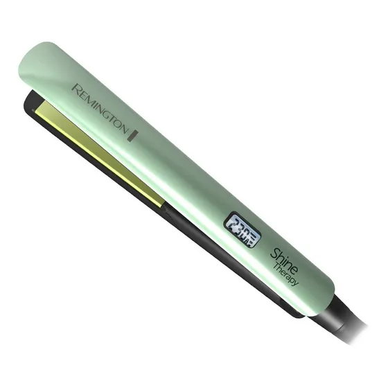 Plancha Alisadora Remington Shine Therapy Aguacate S9960 color verde