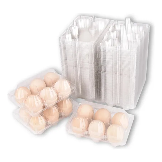 100 Carton Huevo Granel Capacidad Para 6 Bandeja Blanco Casa