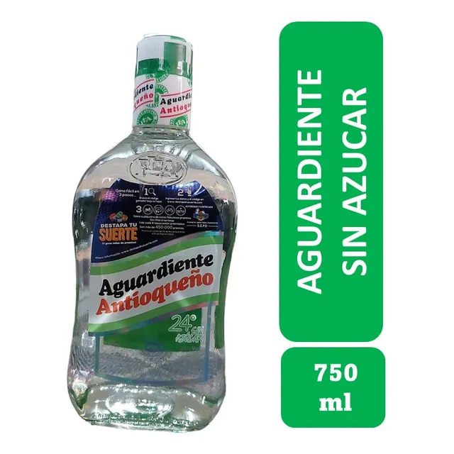 Aguardiente Antioqueño T Verde 750 Ml Col8