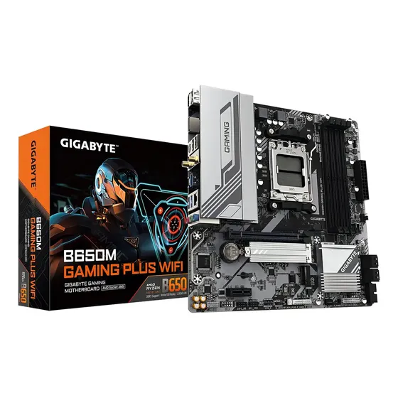 Mainboard Gigabyte B650m Gaming Wifi, Ddr5, Am5, Amd Color Negro | Cuotas sin interés