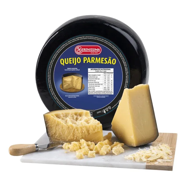 1kg Queijo Parmesão Capa Preta Argentino