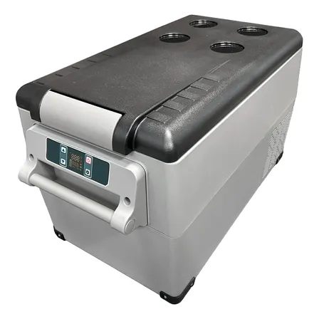 Geladeira Portátil 35l 110v/220v 12v/24v Caminhão Ônibus Van Cinza
