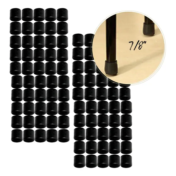 Ponteira Protetora 7/8 Flexivel Pé Cadeira Mesa 2,2cm 50pç